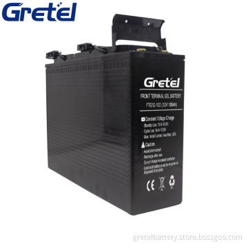 Long Life Solar Deep Cycle 12V Front Terminal Gel Battery